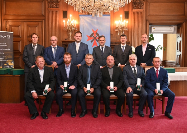 Předseda ČBÚ ocenil v Tovačově báňské záchranáře