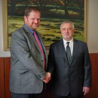 Ing. Martin Štemberka, Ph.D., předseda ČBÚ a Bc. Jan Sábel, předseda OS PHGN